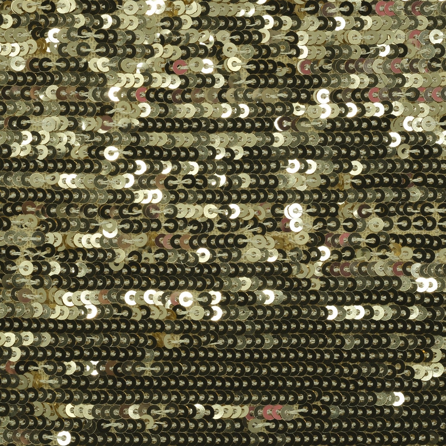 Birmingham Style Flexible 4mm Single Sequin Embroidered Fabric