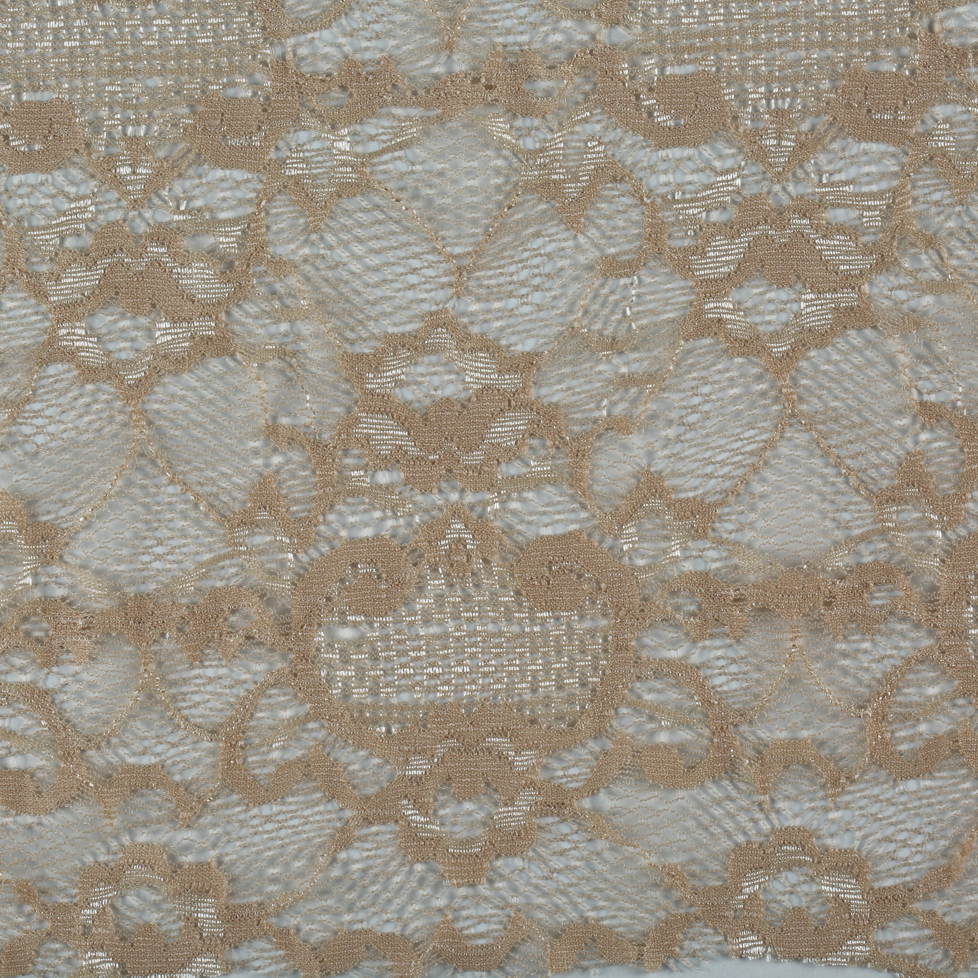 Mink Marseille Style Soft Lace Fabric | Burç Fabric