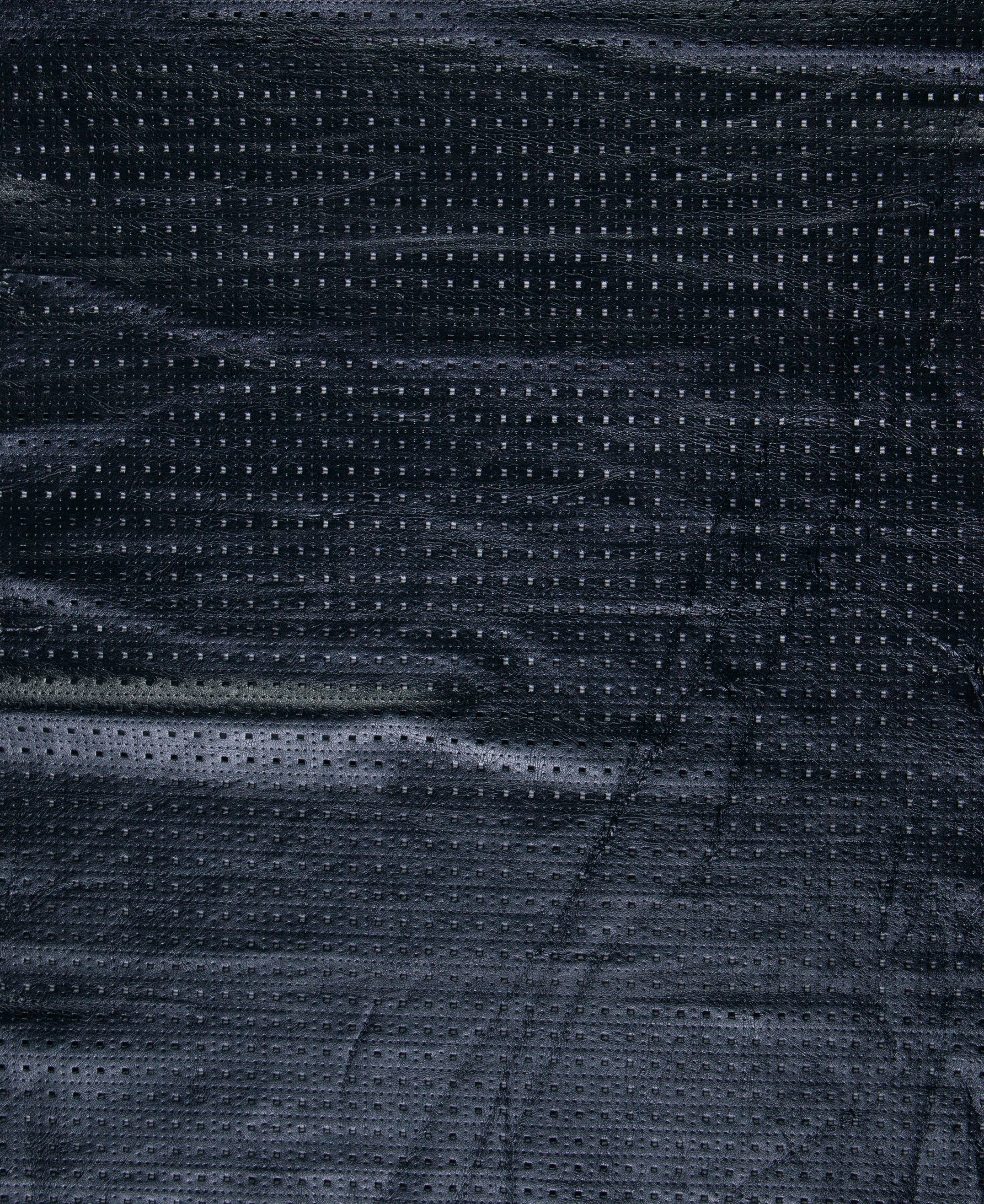 Spot Design Laser Cut Faux Leather Fabric | Burç Fabric