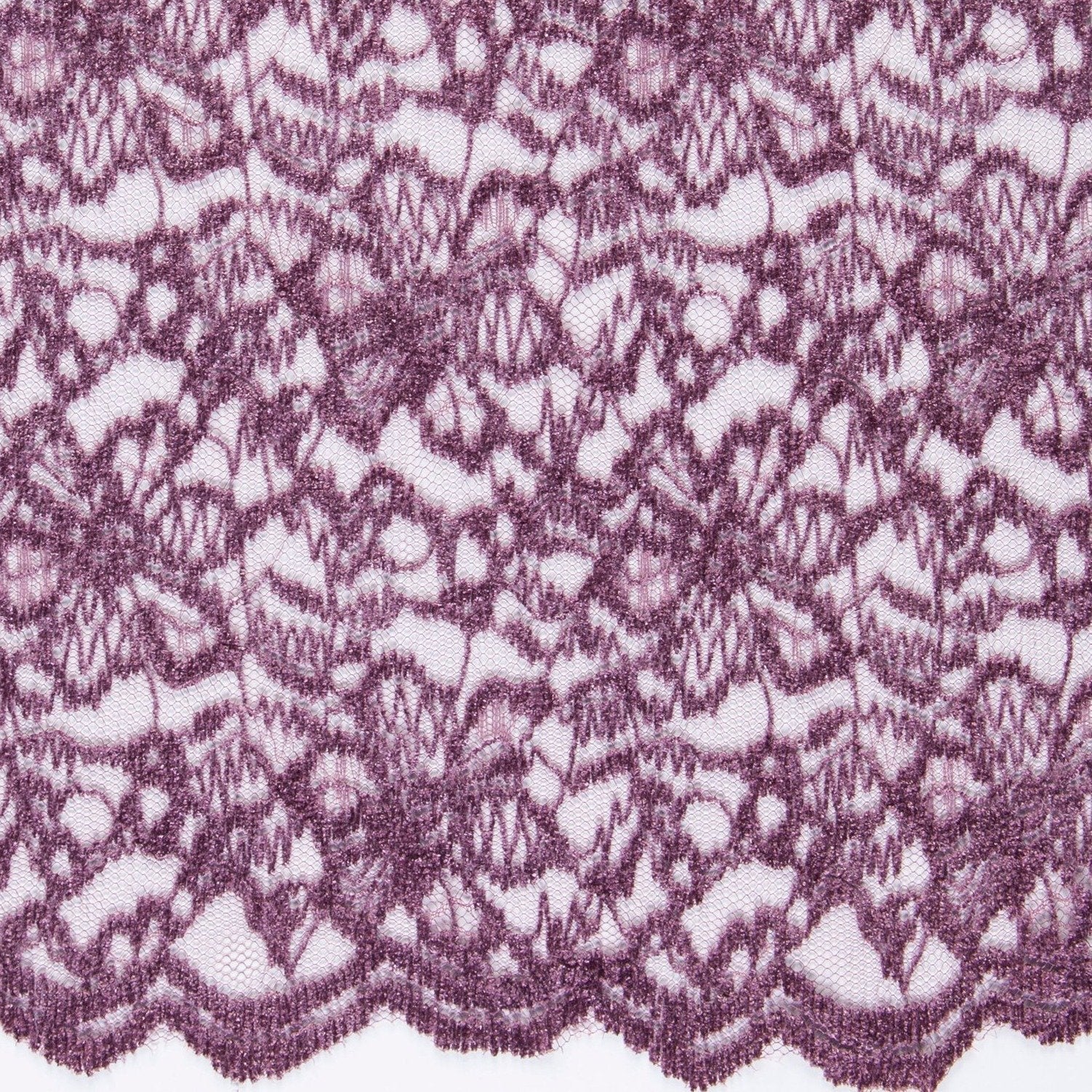 Soft Textured Chenille Lace Fabric