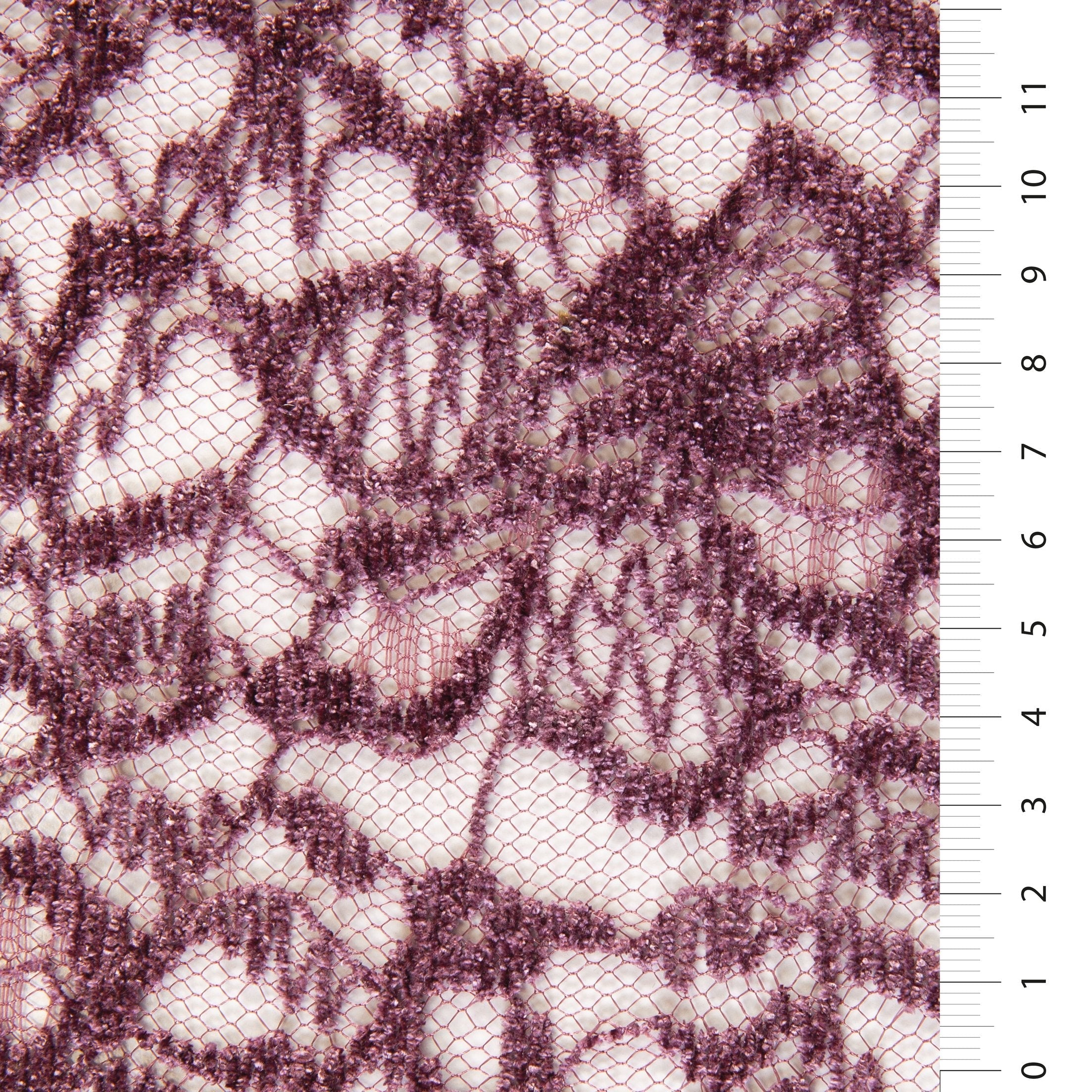 Soft Textured Chenille Lace Fabric