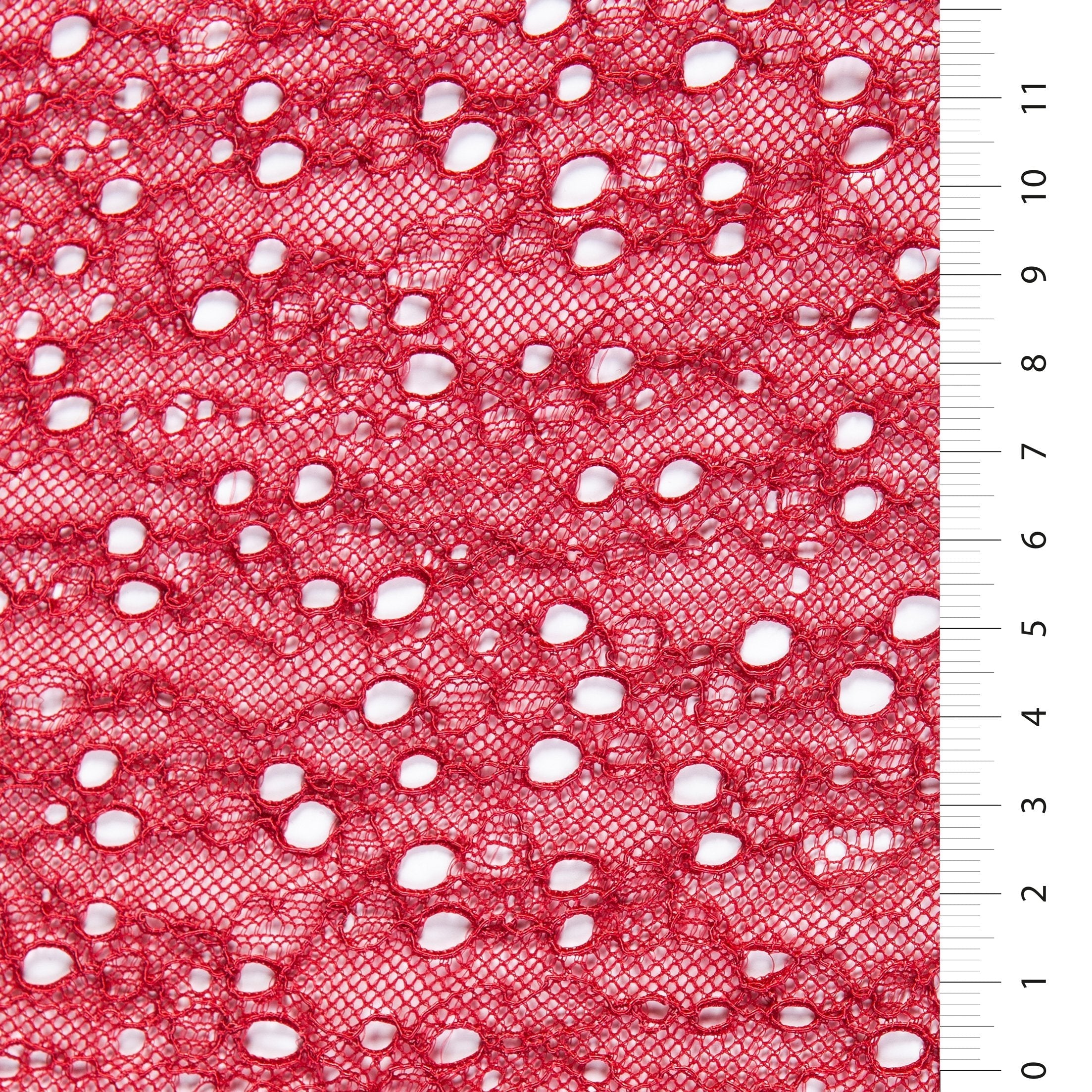 Lace Fabric with Raindrop Design