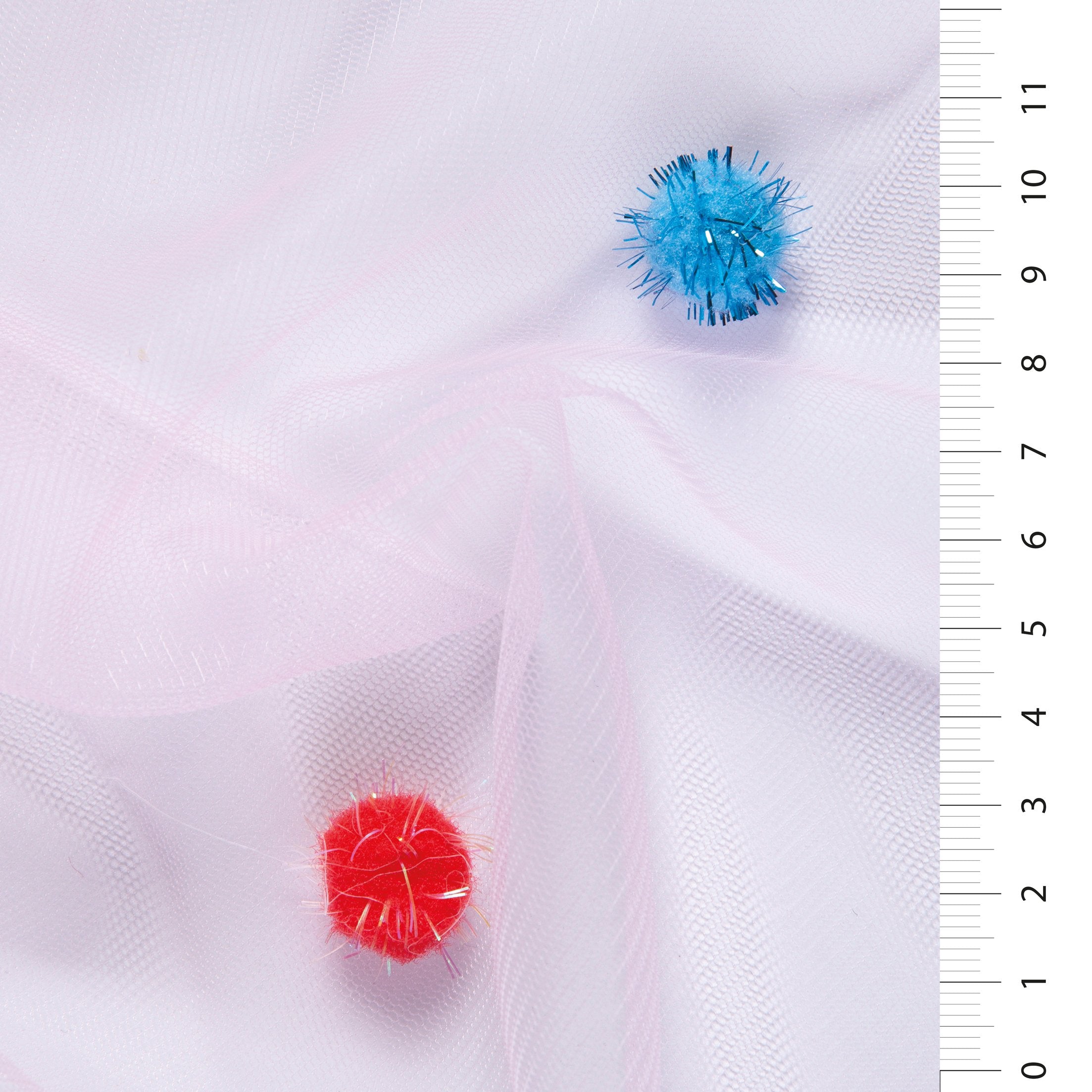 Knitted Fabric with Fluffy Bead Design | Burç Fabric
