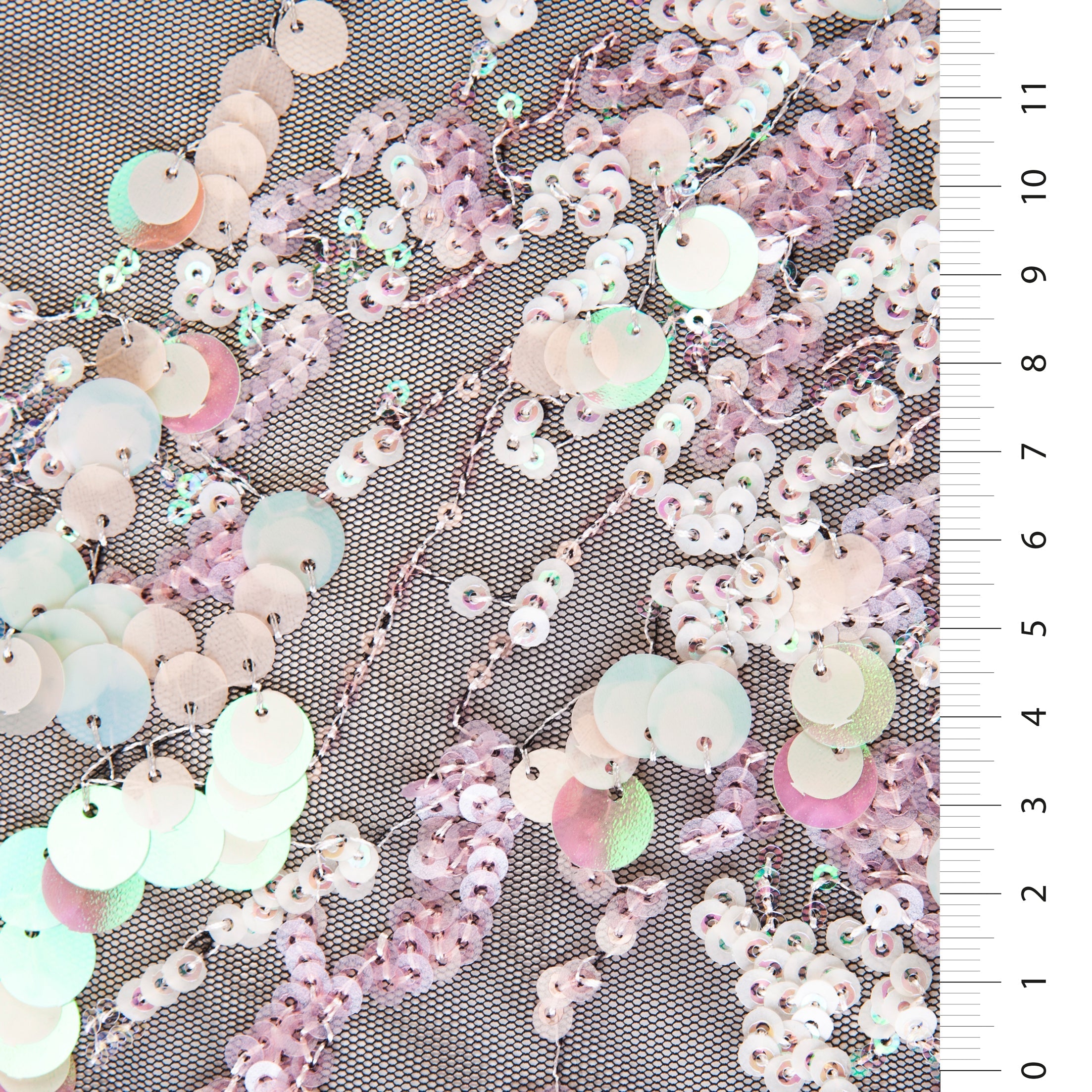 Sequin Embroidered Lace Fabric