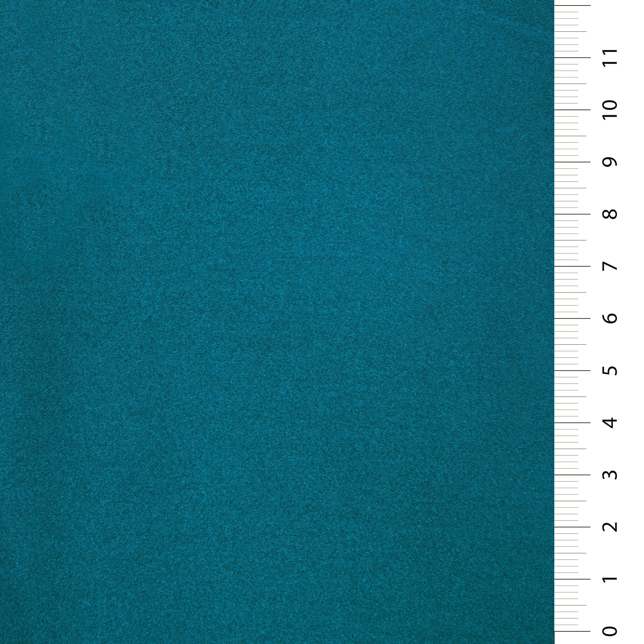 Turquoise Woven Matte Satin Fabric | Burç Fabric