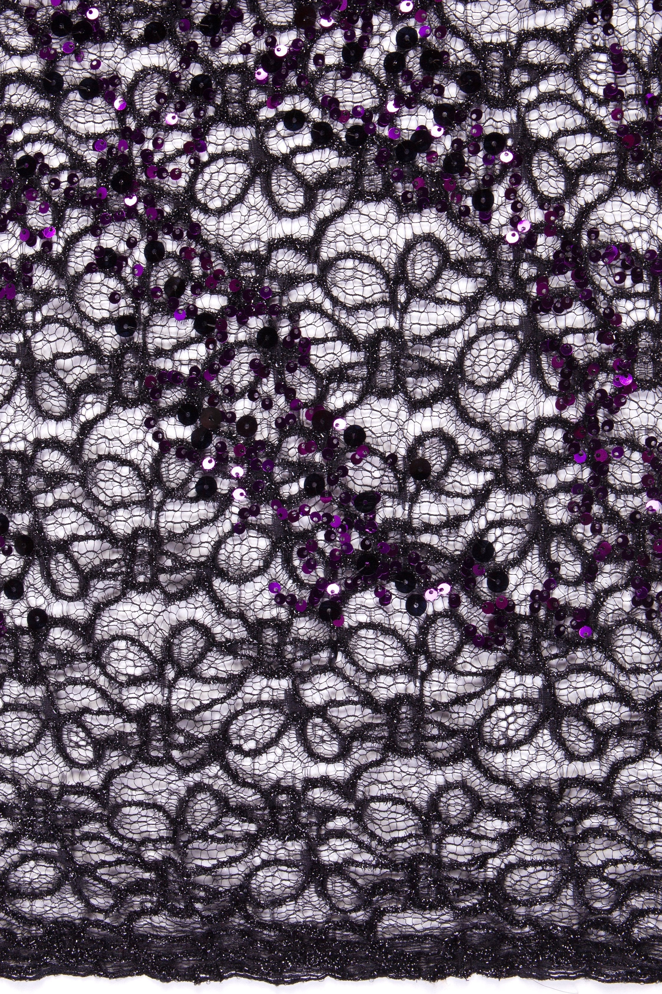 Butterfly Effect Design Lace Sequin Embroidery Fabric