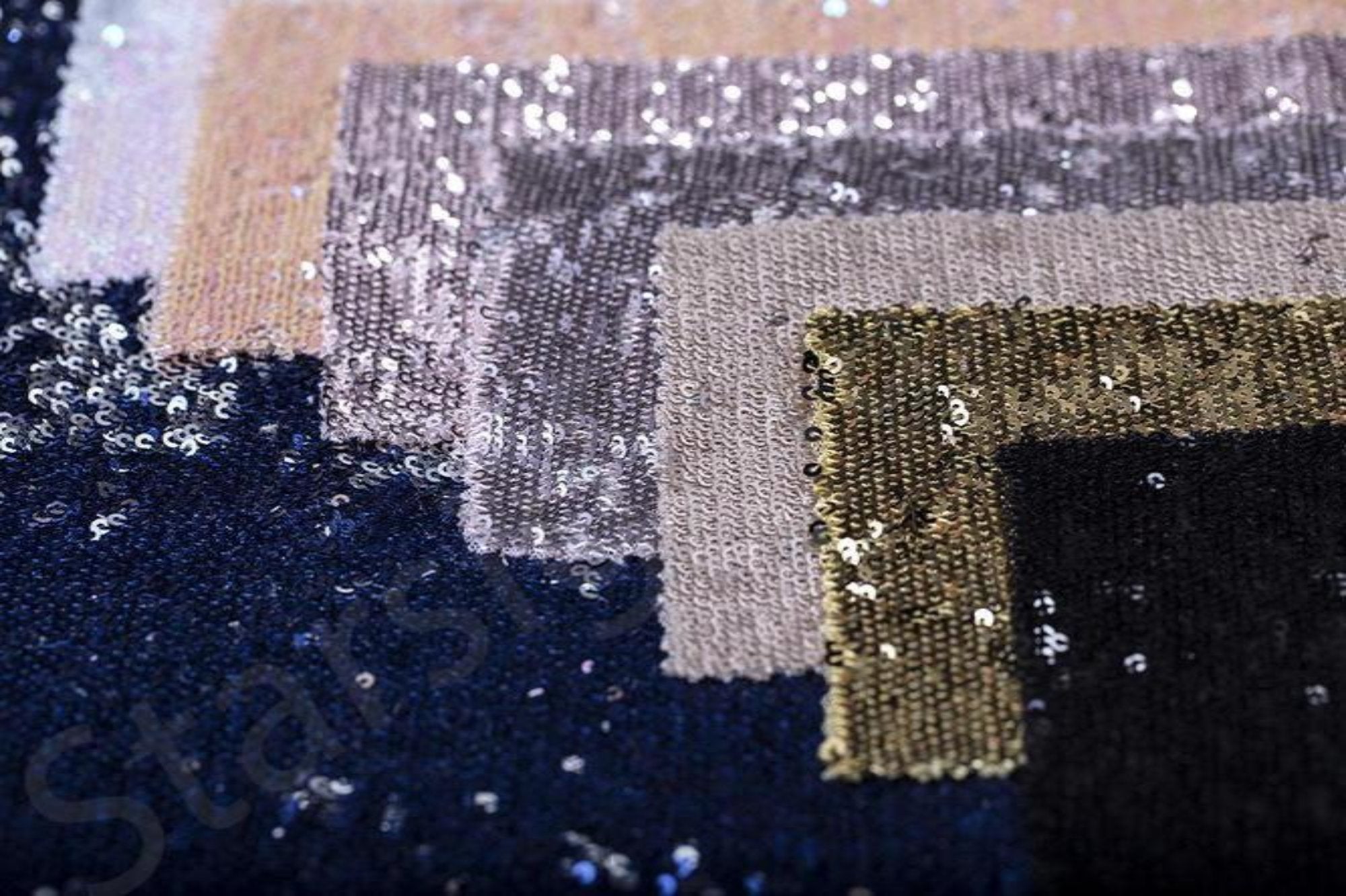 New York Style Soft Textured Small Sequins Elegant Fabrics | Burç Fabric