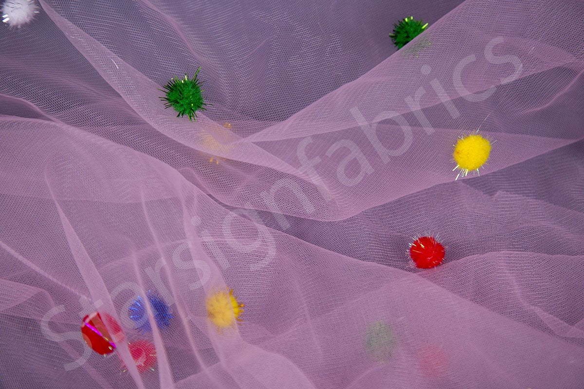 Knitted Fabric with Fluffy Bead Design Successful